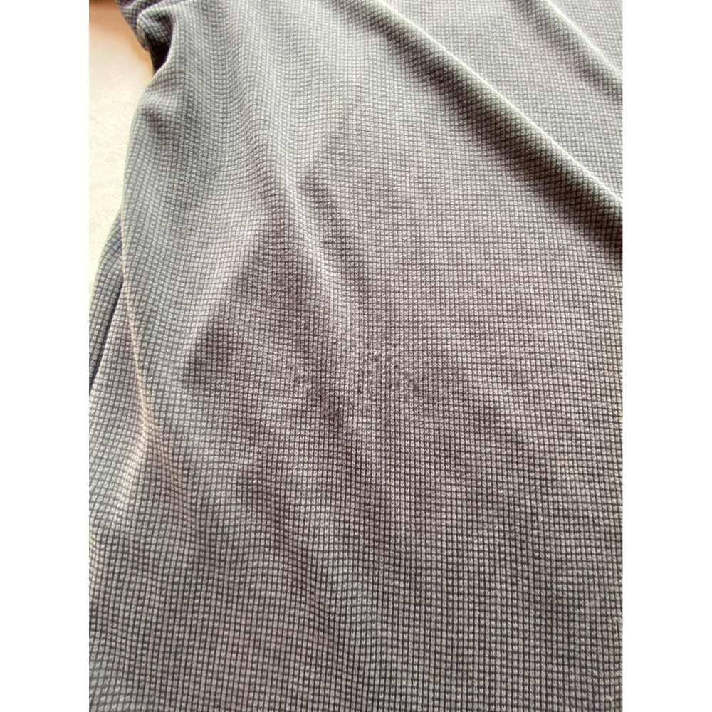 Tommy Bahama Mens XXL Gray Waffle Knit Short Sleeve Polo Shirt Marlin Logo - Picture 7 of 8